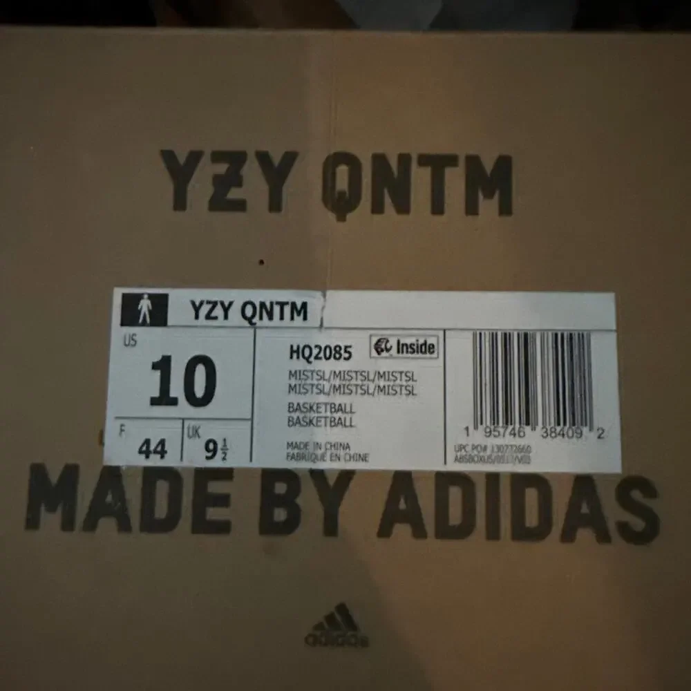 adidas Yeezy QNTM Mist Slate — Size 10 — HQ2085
